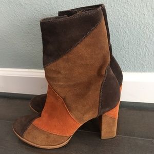 Matisse Jigsaw Leather Block Heel Boots